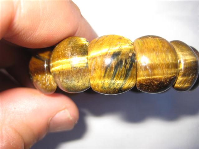 Tigers Eye Bracelet keeps evil eye away 2171